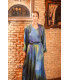 Conjunto Canela Kurta Verde Azul Káhyra