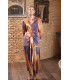 Conjunto Azafrán Morado Y Mostaza Káhyra