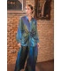Conjunto Azafrán Verde Y Azul Káhyra
