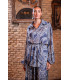 Conjunto Pimienta Azul Y Beige Káhyra