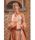 Conjunto Curcuma Kurta Naranja Káhyra
