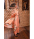 Conjunto Curcuma Kurta Naranja Káhyra