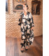Conjunto Cúrcuma Kurta NegBla Káhyra
