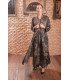 Conjunto Cúrcuma Kurta Negro Paisaje