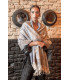 Pashmina Cachemir Celeste Káhyra