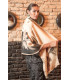 Pashmina Romántica BeigeNegro Káhyra