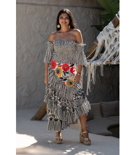 Falda Vendaval Amapola Sunset & Moon