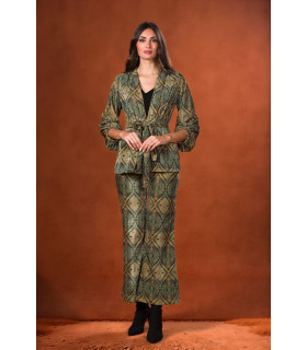 CHAQUETA NEW VELVET VERDE KAHYRA