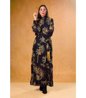 VESTIDO VENUS PALMERA DORADA KAHYRA