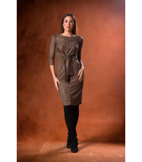 VESTIDO CERES NUDO JERSEY ANIMAL KAHYRA