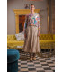 Falda Melocotón Beige Káhyra