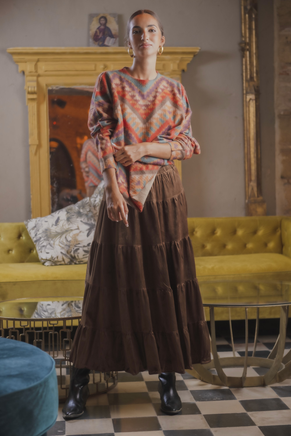 Jersey Tomillo Zigzag Káhyra