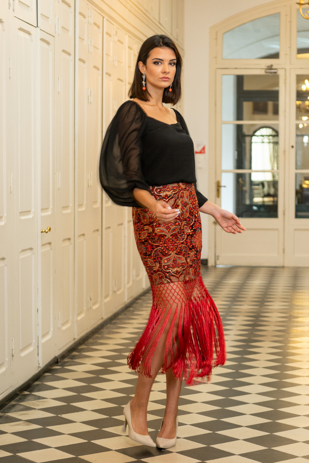 Falda Almijar Negra Káhyra