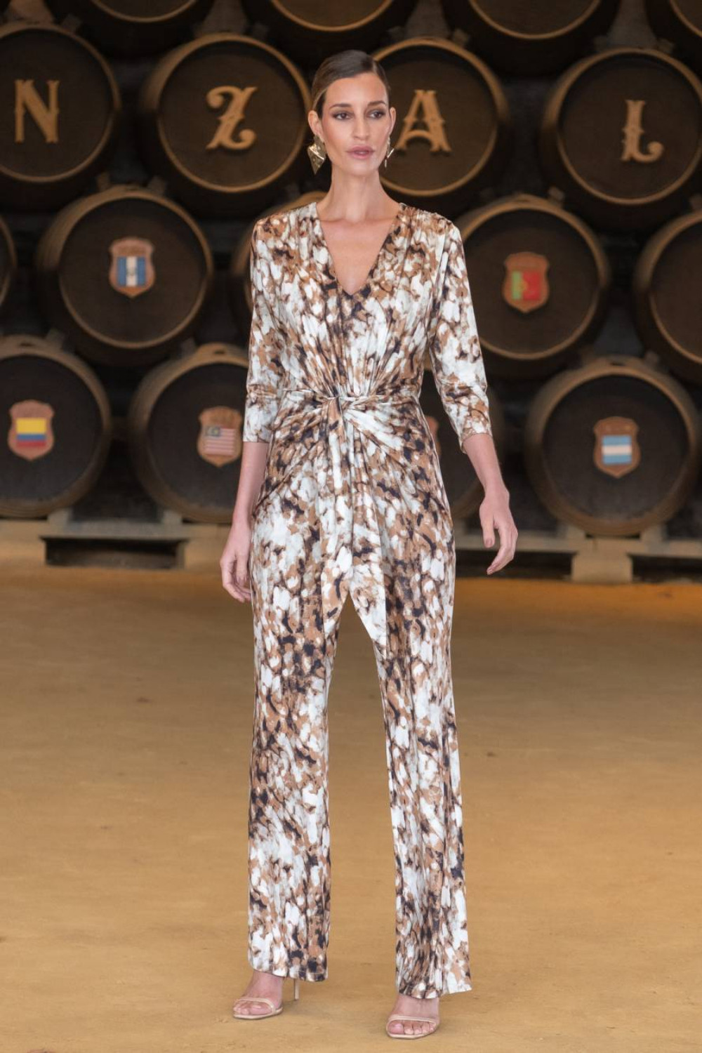 Mono Poniente Animal Print Aqua Káhyra