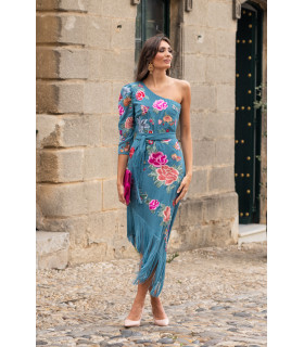 Vestido Andalucía Azul Cielo Káhyra