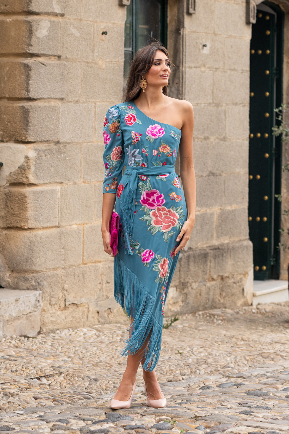 Vestido Andalucía Azul Cielo Káhyra