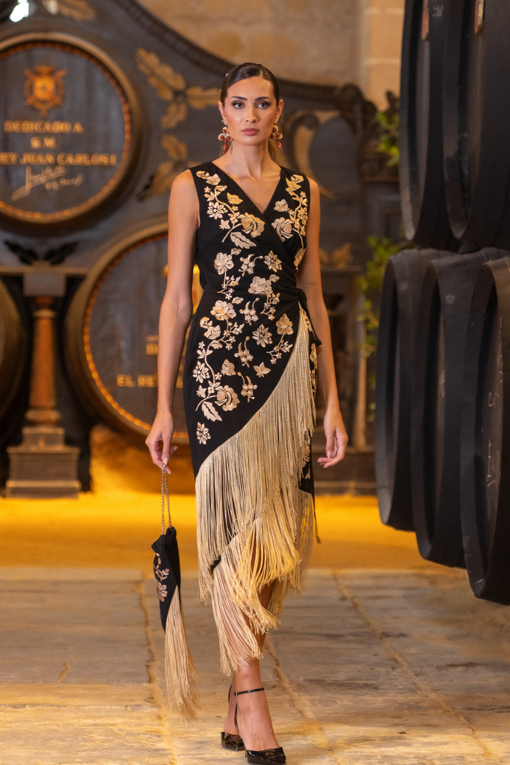 Vestido España Negro Káhyra