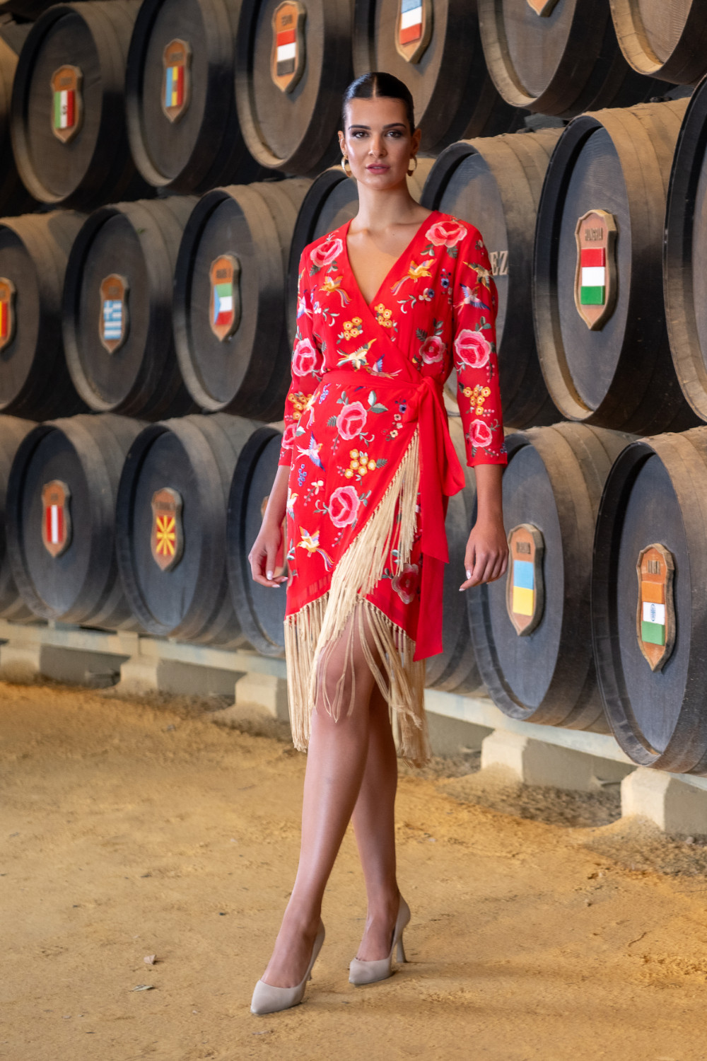 Vestido Cepa Coral Káhyra