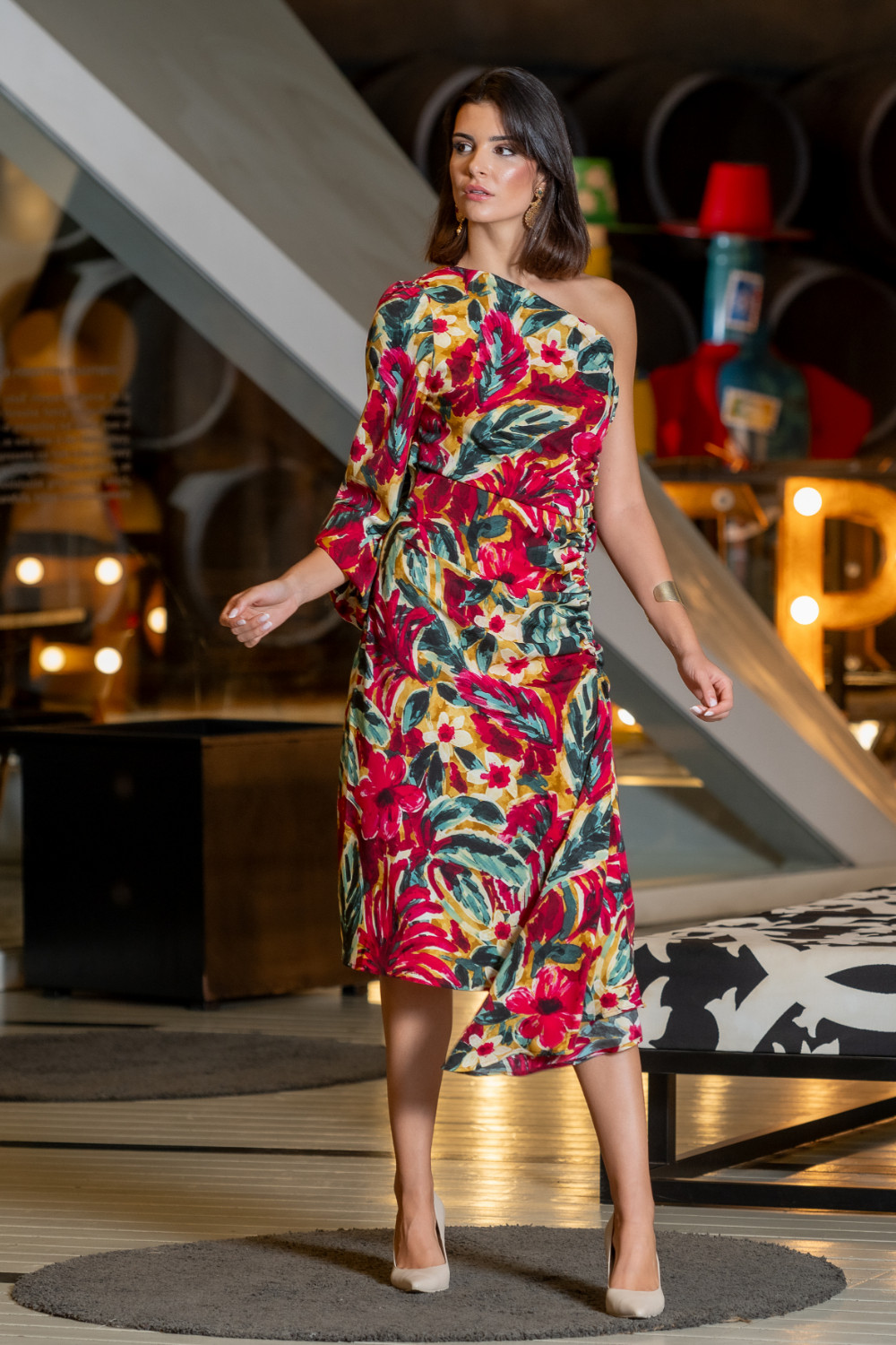 Vestido Arrope Jardín Káhyra