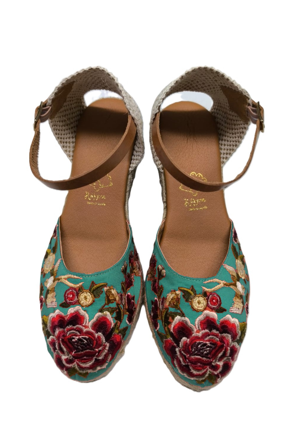 Alpargata Flamenca aqua Káhyra