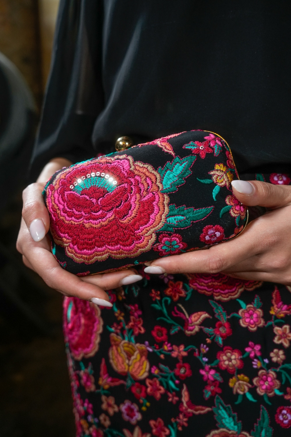 Bolso feria negro Kahyra