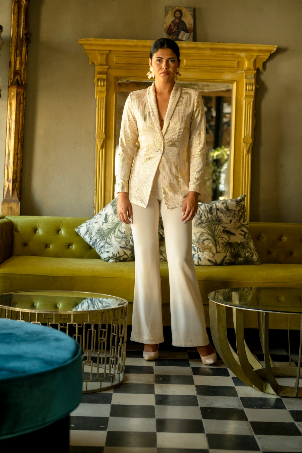 Chaqueta Nacar beige kahyra