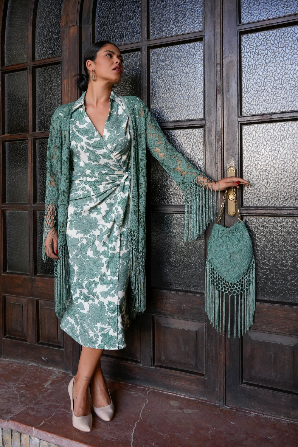 Chaqueta Saeta aqua Káhyra