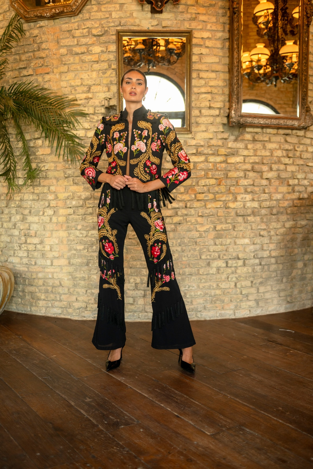 Pantalón Pasodoble negro Káhyra