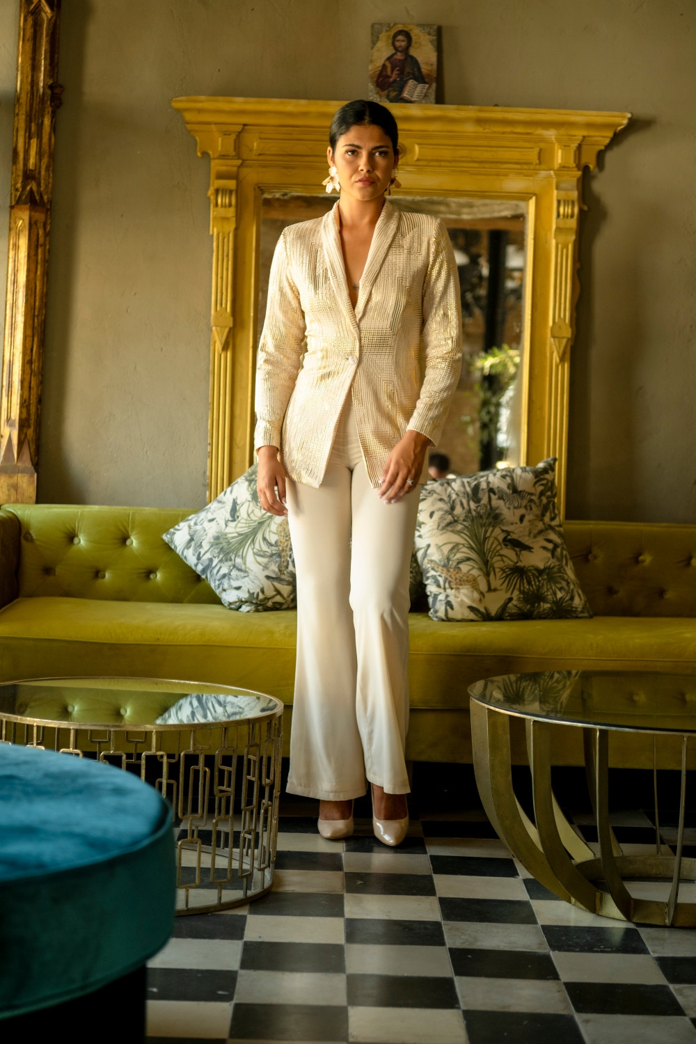 Pantalón Nacar beige Káhyra