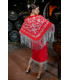 Mantón Manila rojo Káhyra