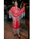 Mantón Manila rojo Káhyra