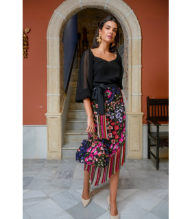 Top Destino negro Káhyra