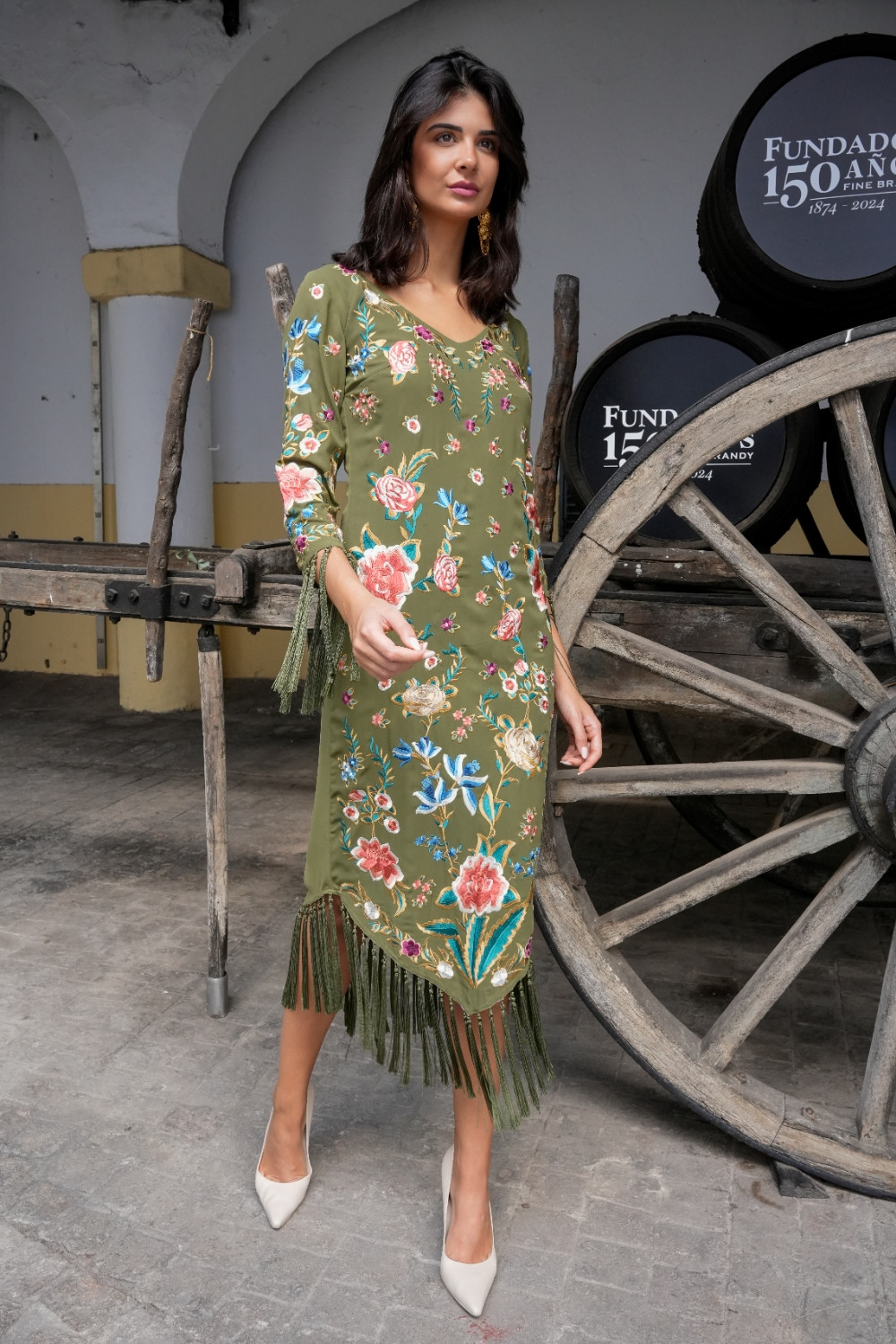 Vestido Valle verde Káhyra