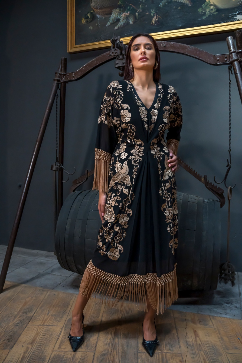 Vestido Manila negro kahyra