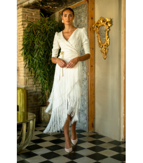 Vestido Luz marfil Káhyra