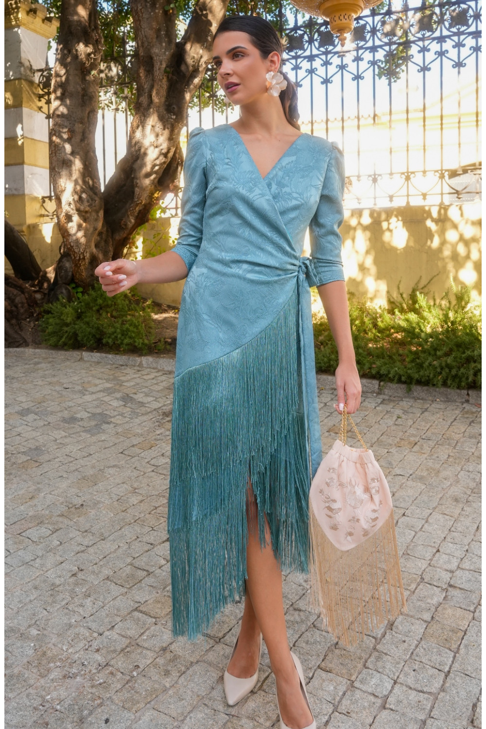 Vestido Luz verde Kahyra