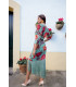 Vestido Macarena flores káhyra
