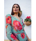 Vestido Macarena flores káhyra
