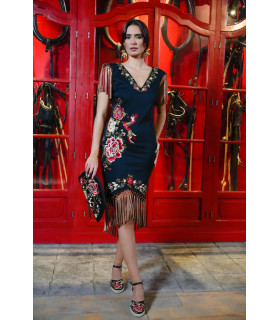 Alpargata Flamenca negro Káhyra