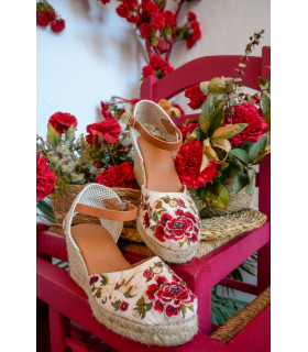 Alpargata Flamenca beige Káhyra