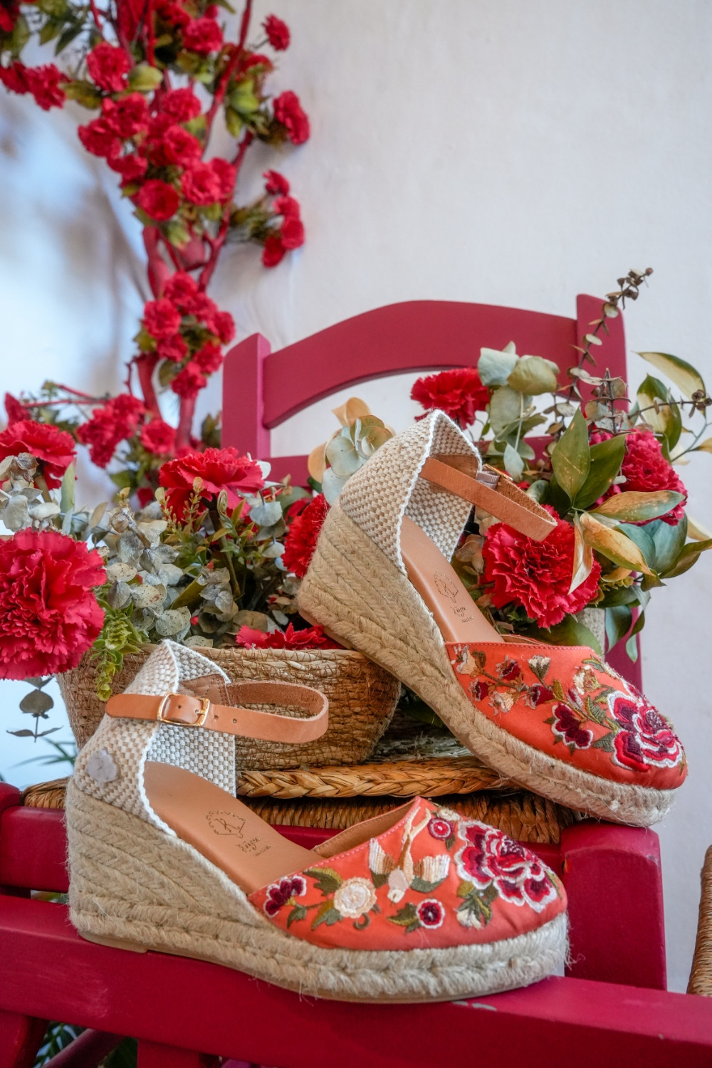 Alpargata Flamenca coral Káhyra