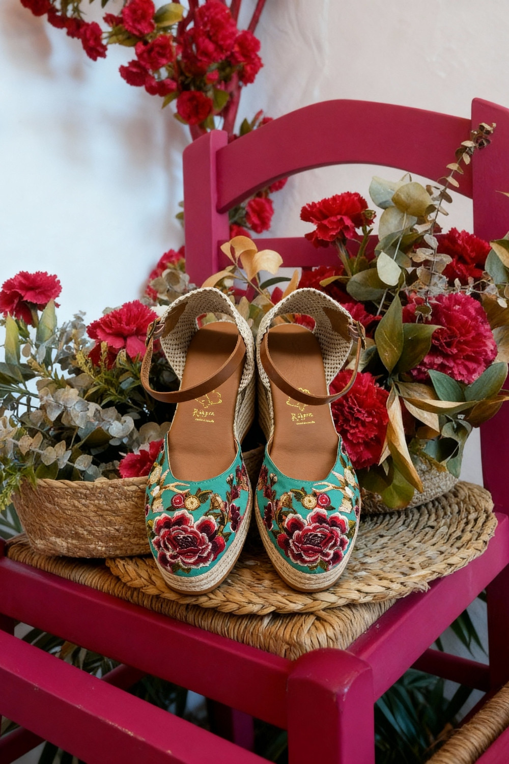 Alpargata Flamenca aqua Káhyra