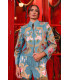 Chaqueta Pasodoble torera aqua Káhyra