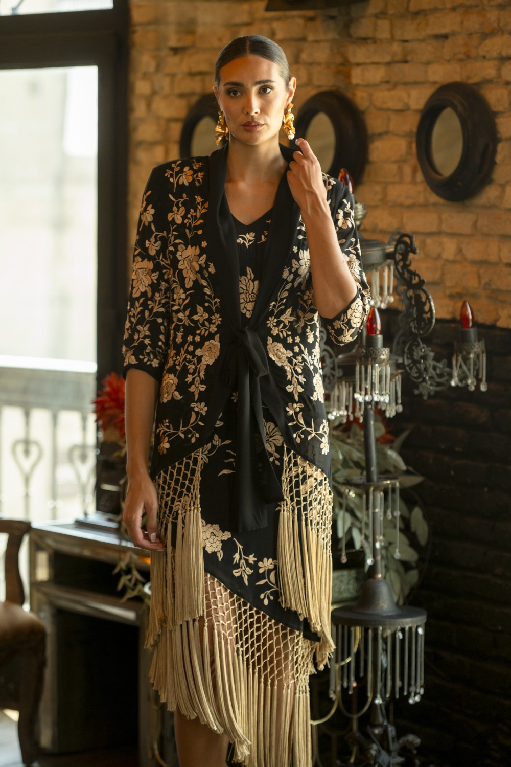 Chaqueta Jazmín negra Kháyra