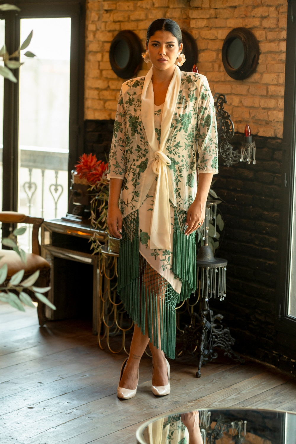 Chaqueta Jazmín beige Kháyra