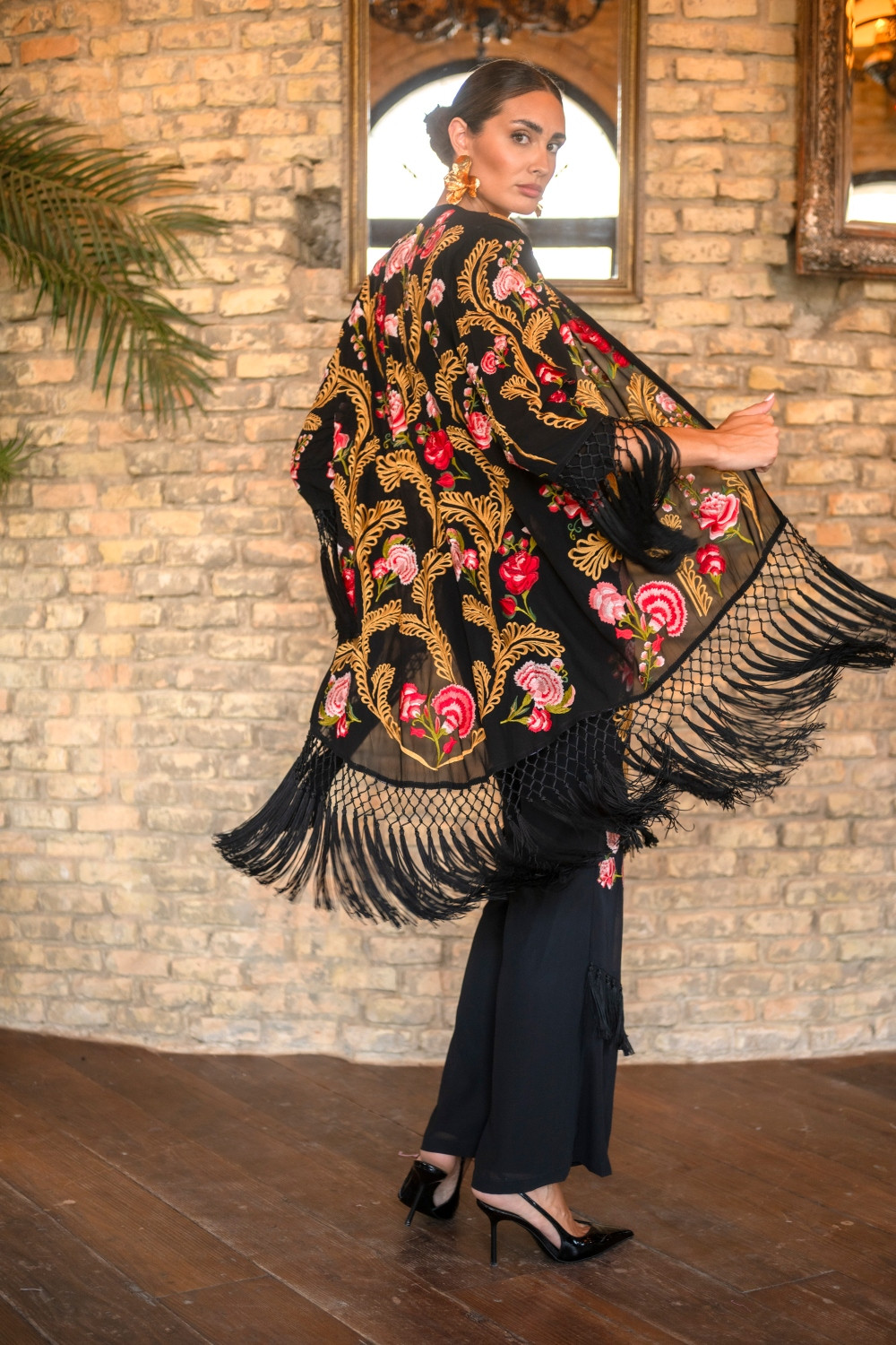 Chaqueta Pasodoble gasa nega Káhyra