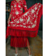 Mantón Chanelando rojo káhyra