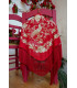 Mantón Chanelando rojo káhyra
