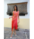 Vestido Loto coral Káhyra