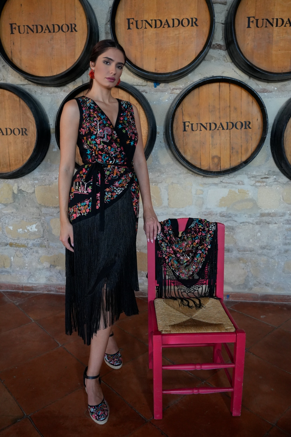 Vestido Loto negro Káhyra